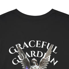 Graceful Guardian | Angel statue | Unisex Heavy Cotton Tee