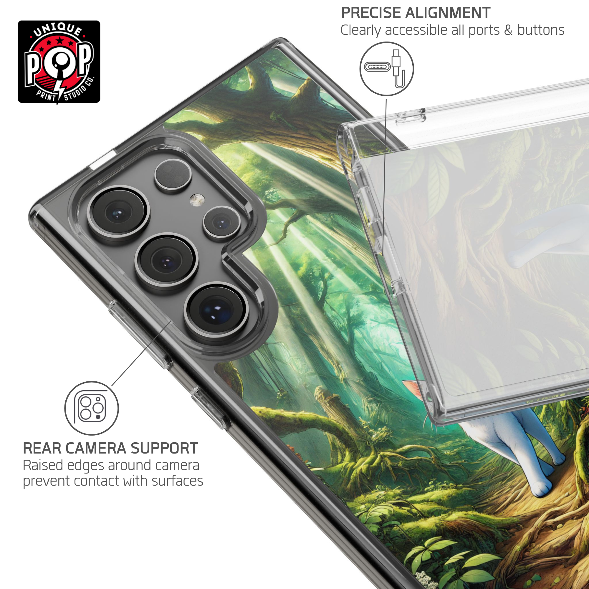 Kittyverse Adventures | "Forest" | Clear Case for Samsung®