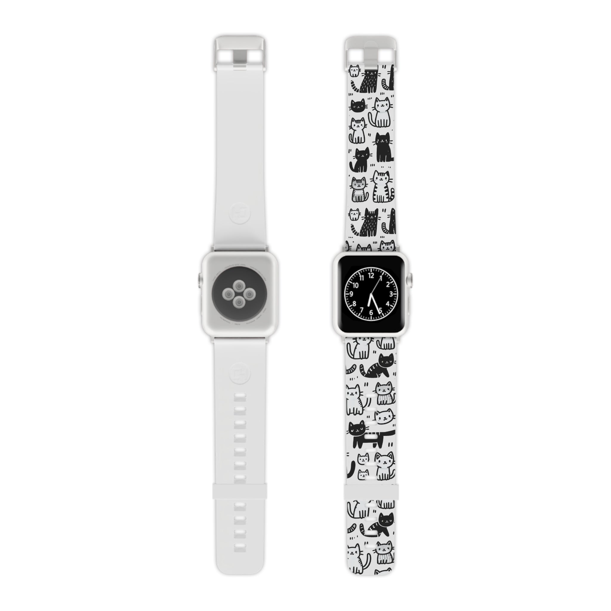 Cat Around You |Adorable Doodle Cat Style | Watch Band for Apple Watch