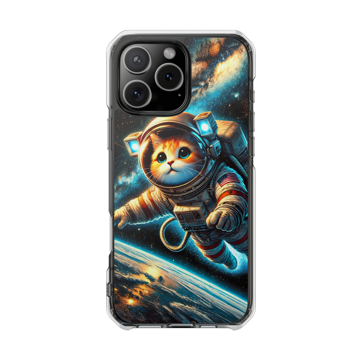 Kittyverse Adventures | "Space" | MagSafe® clear case for iPhone®