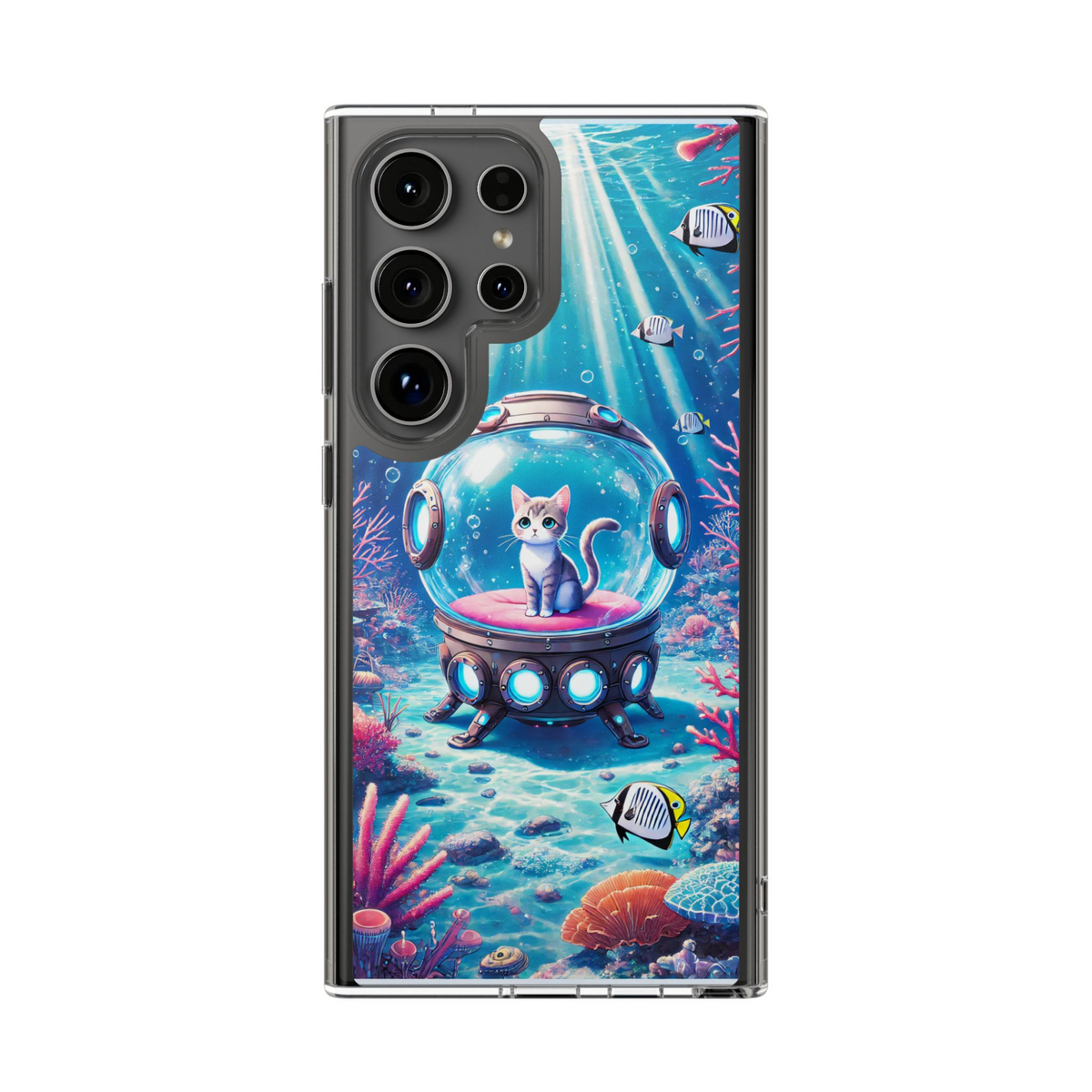 Kittyverse Adventures | "Ocean" | Clear Case for Samsung®