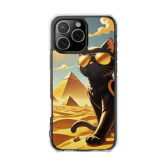 Kittyverse Adventures | "Desert" | MagSafe® clear case for iPhone®