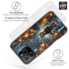 Kittyverse Adventures | "City" | MagSafe® clear case for iPhone®