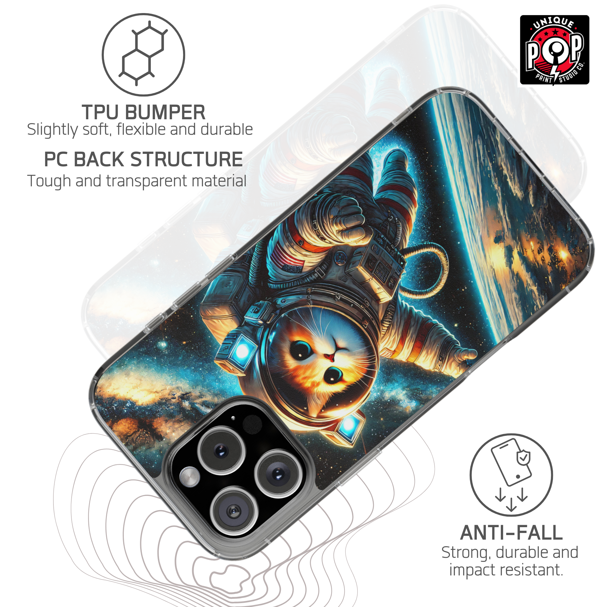 Kittyverse Adventures | "Space" | Clear Case for iPhone®