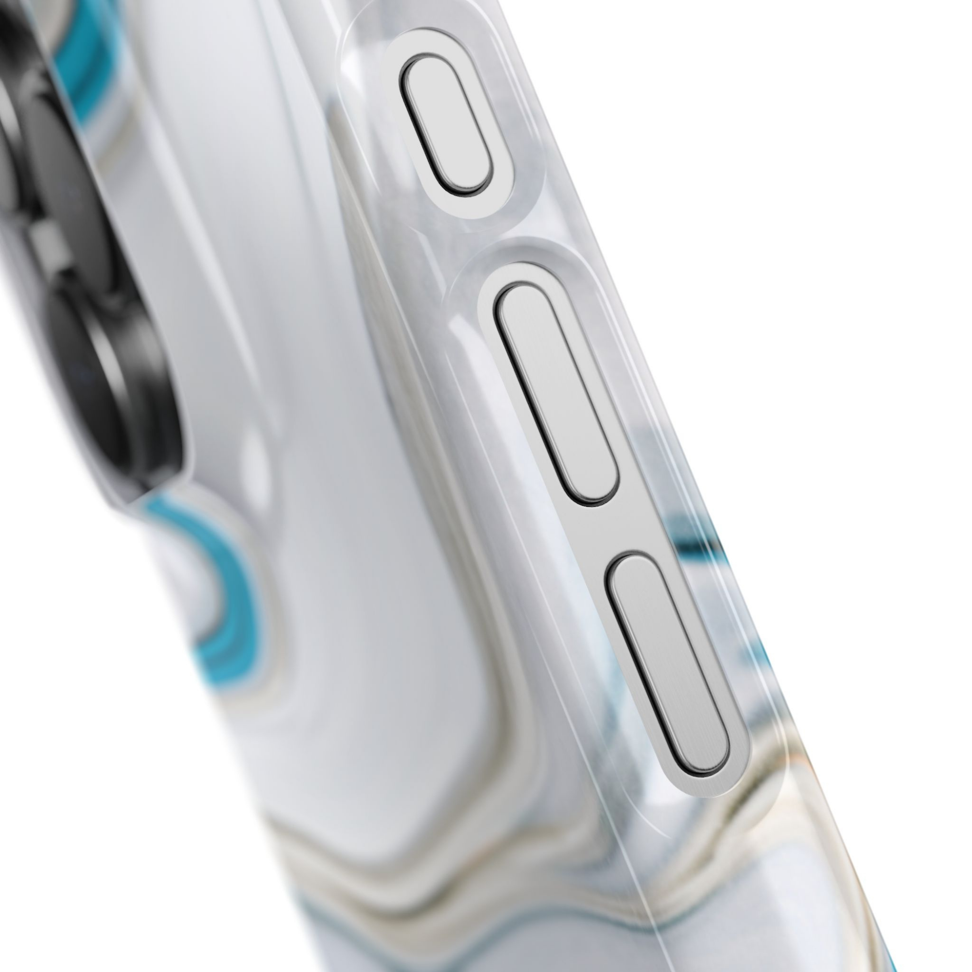 Galactic elegance | "White Turquoise" | Ultra slim case for iPhone®