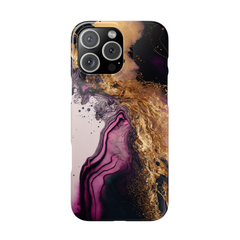 Galactic elegance | "Splash Gold" | Ultra slim case for iPhone®