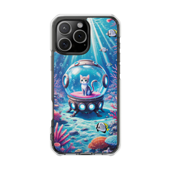 Kittyverse Adventures | "Ocean" | MagSafe® clear case for iPhone®