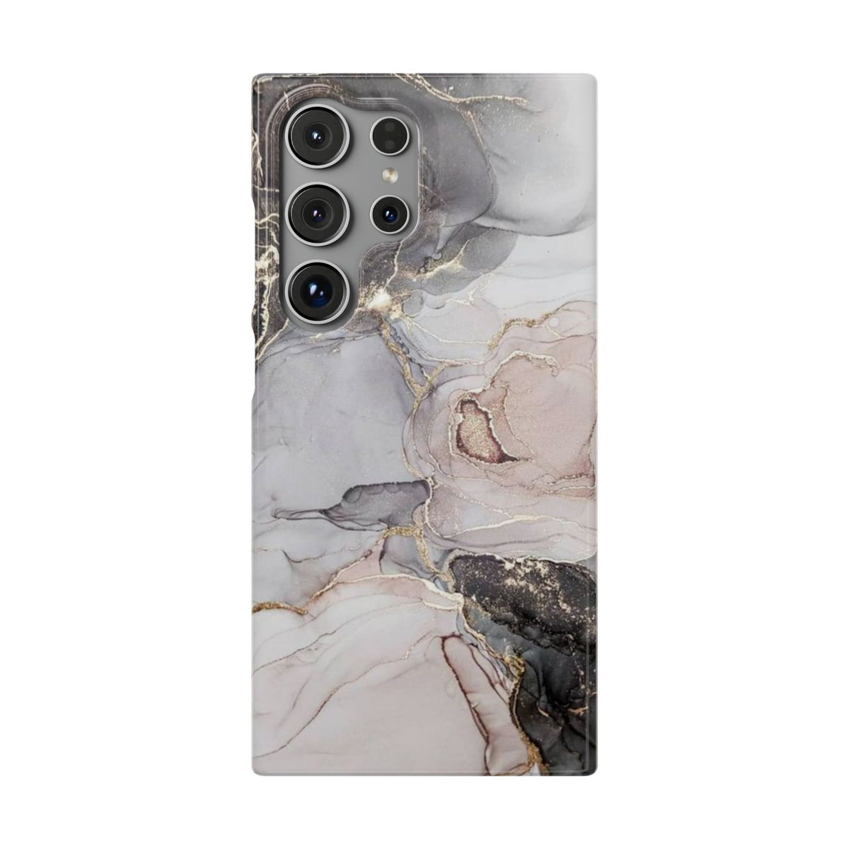 Galactic elegance | "Gray White Gold" | Ultra slim case for Samsung®