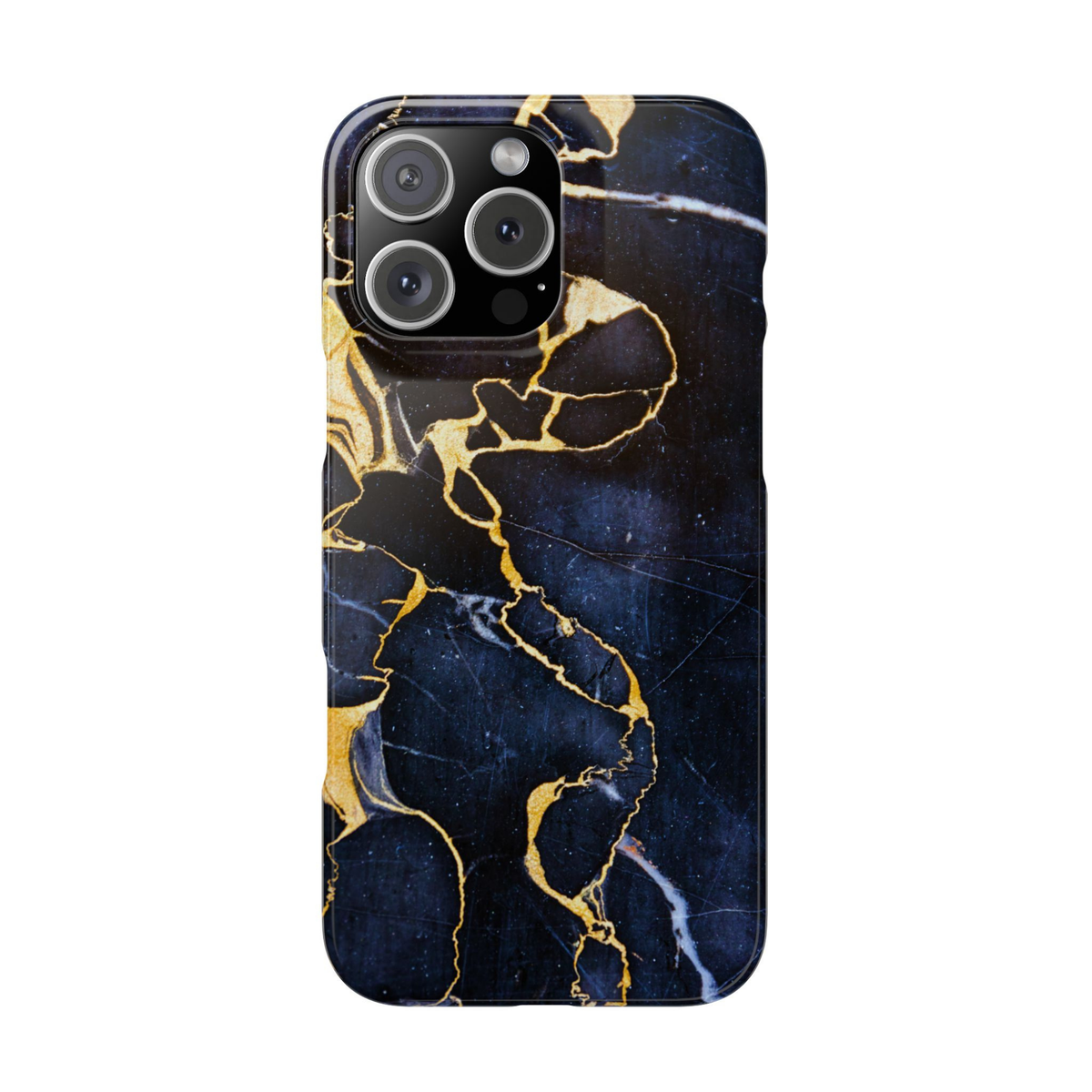 Galactic elegance | "Blue Gold" | Ultra slim case for iPhone®