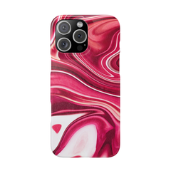 Galactic elegance | "Red Pink" | Ultra slim case for iPhone®