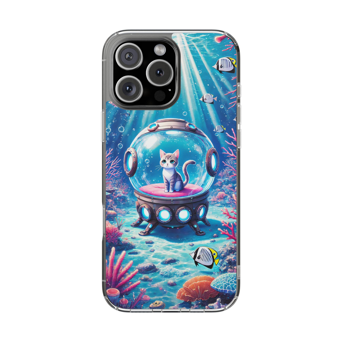 Kittyverse Adventures | "Ocean" | Clear Case for iPhone®