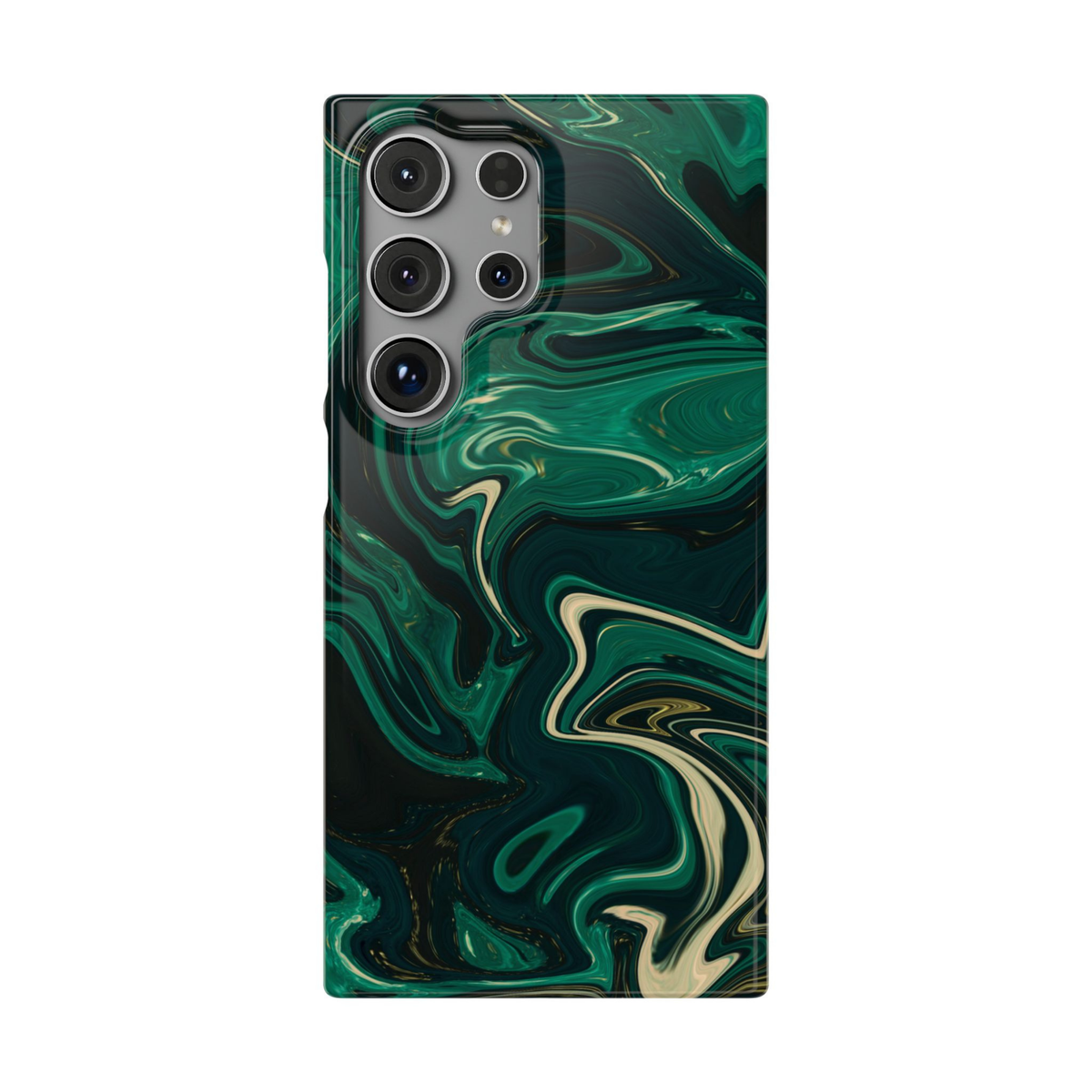 Galactic elegance | "Dark Green" | Ultra slim case for Samsung®