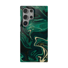 Galactic elegance | "Dark Green" | Ultra slim case for Samsung®