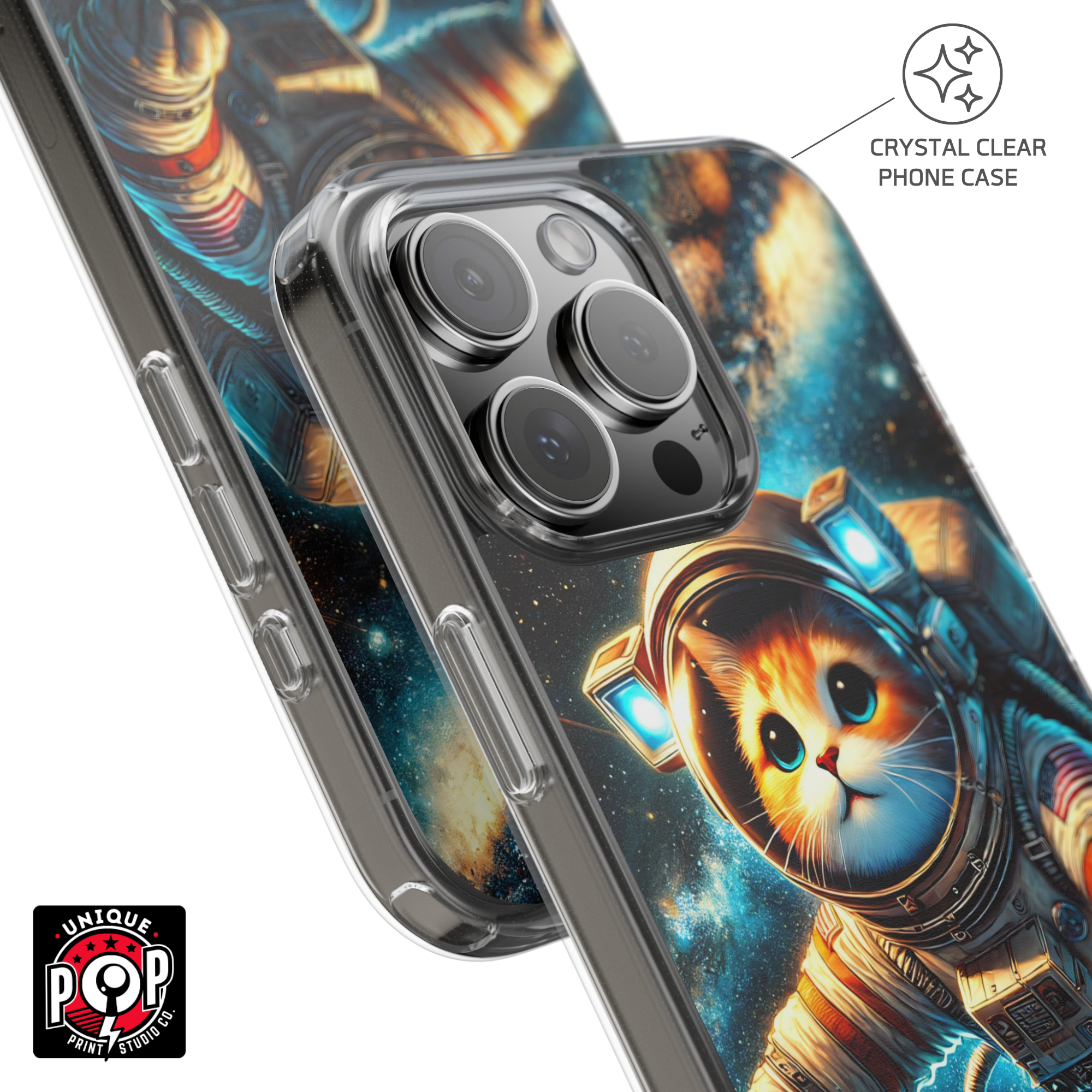 Kittyverse Adventures | "Space" | Clear Case for iPhone®