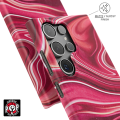 Galactic elegance | "Red Pink" | Ultra slim case for Samsung®