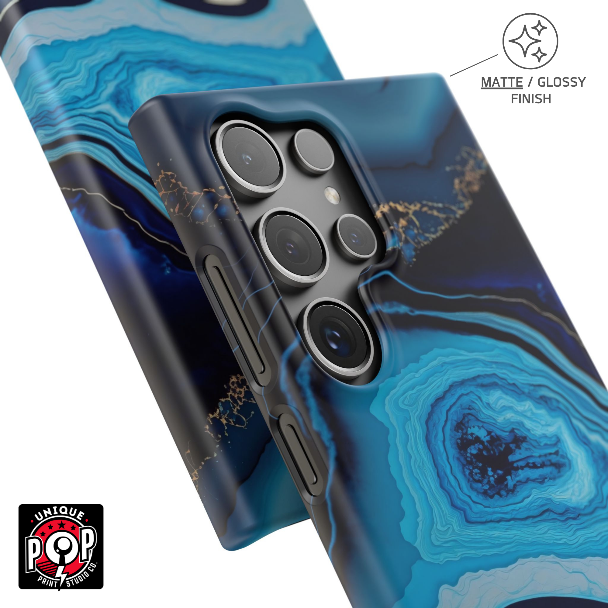 Galactic elegance | "Blue Ocean" | Ultra slim case for Samsung®