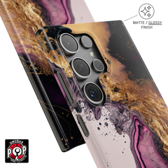 Galactic elegance | "Splash Gold" | Ultra slim case for Samsung®