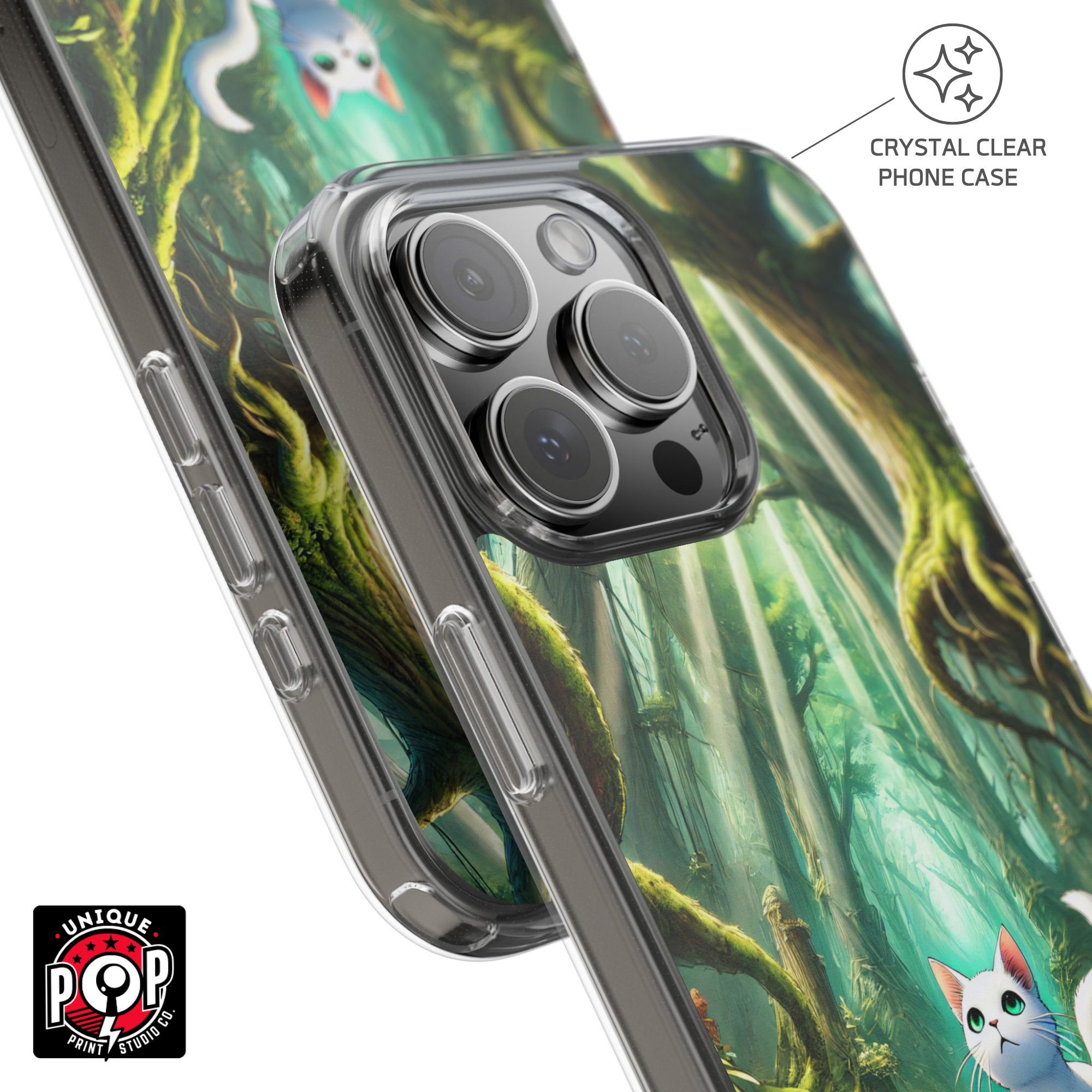 Kittyverse Adventures | "Forest" | Clear Case for iPhone®