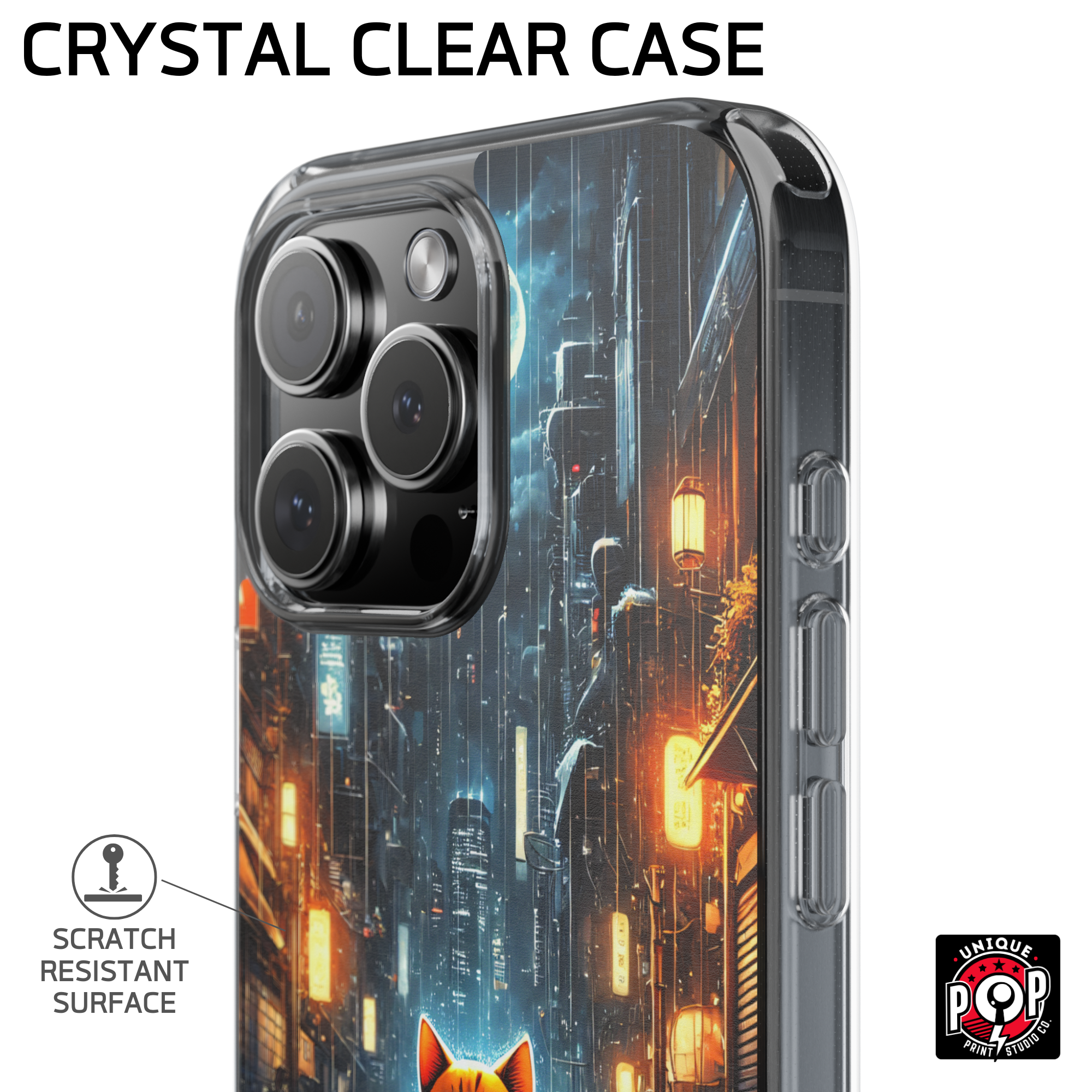 Kittyverse Adventures | "City" | Clear Case for iPhone®