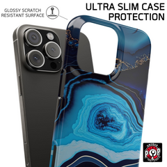 Galactic elegance | "Blue Ocean" | Ultra slim case for iPhone®